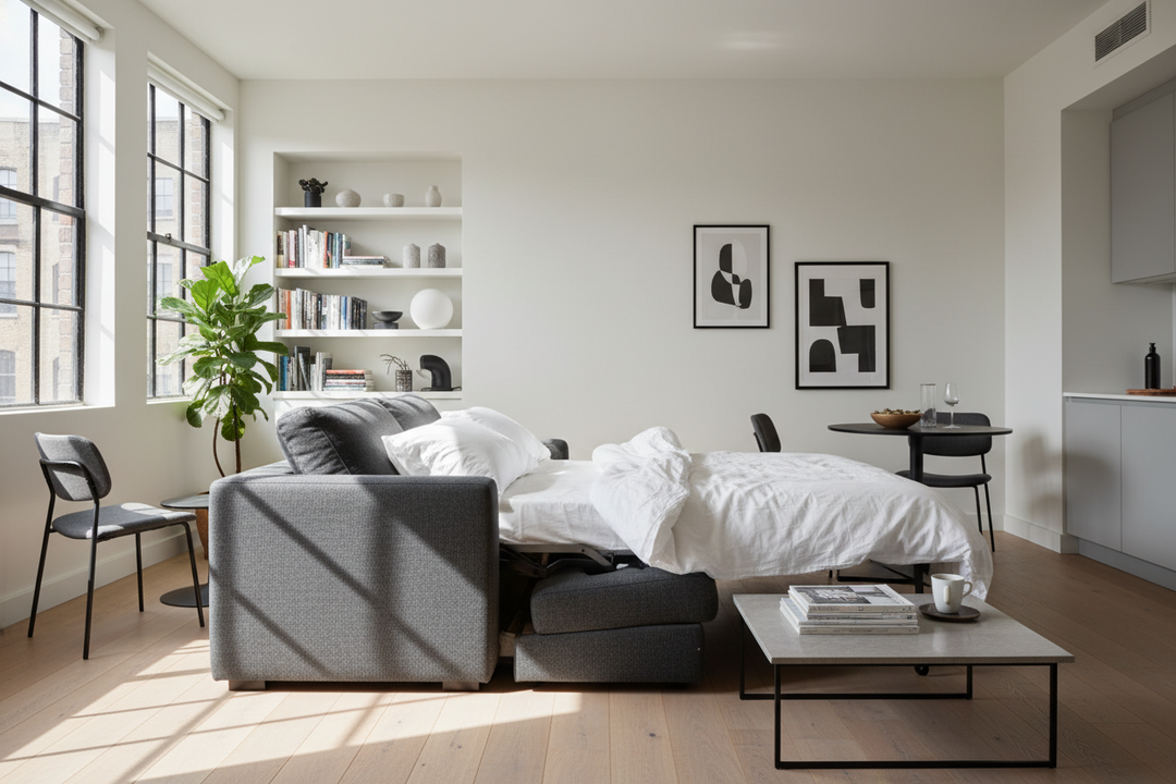 The Couch/Bed for Studio Apartment Mistake Ruining Your Flow