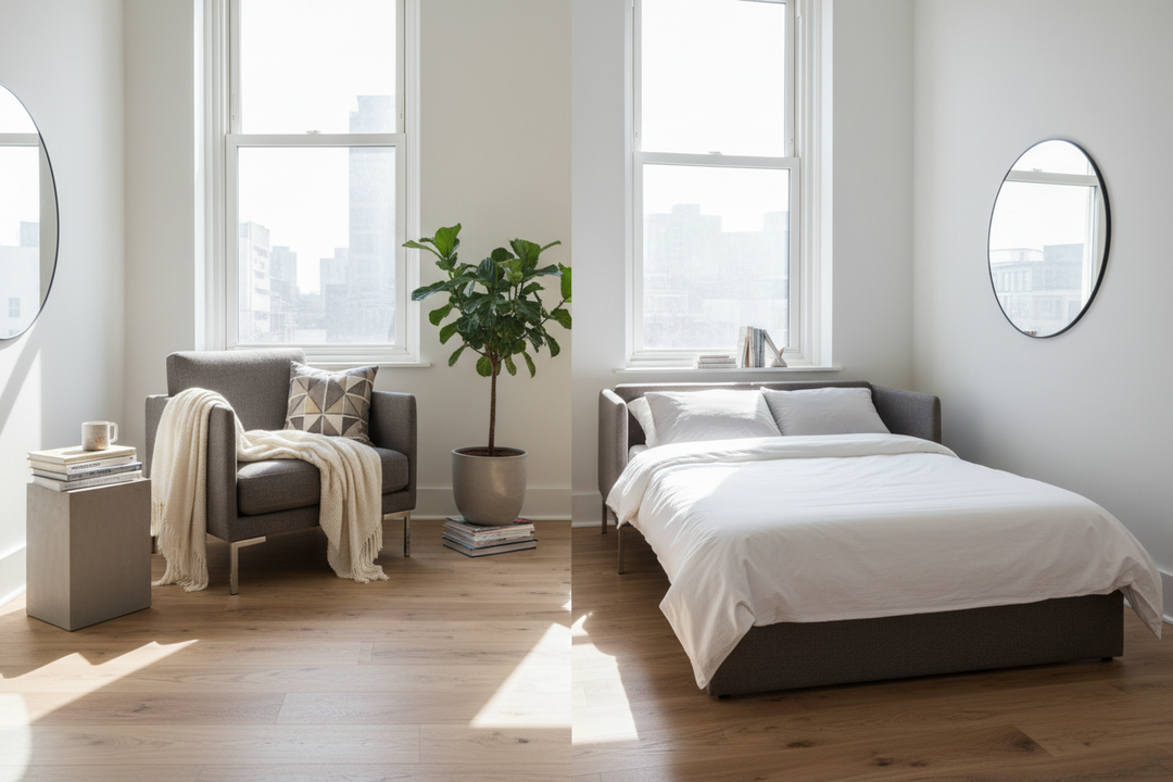 Mastering Small Spaces: The Art of the Armchair Bed