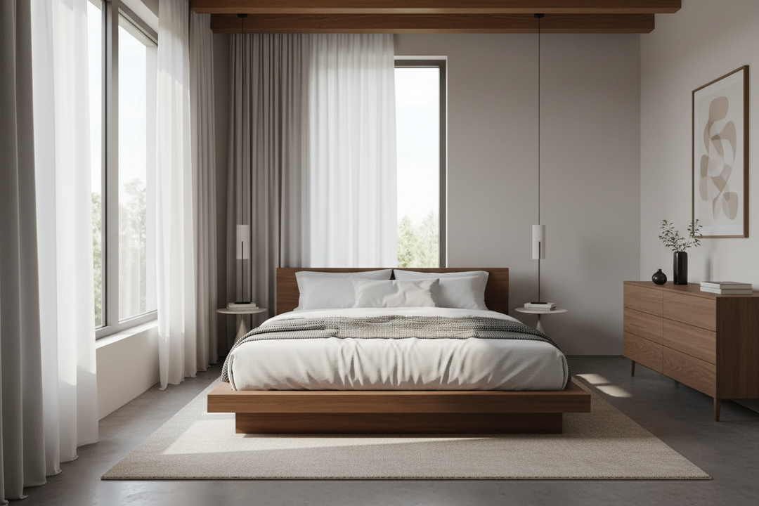 The Common Double Platform Bed Layout Mistake to Avoid