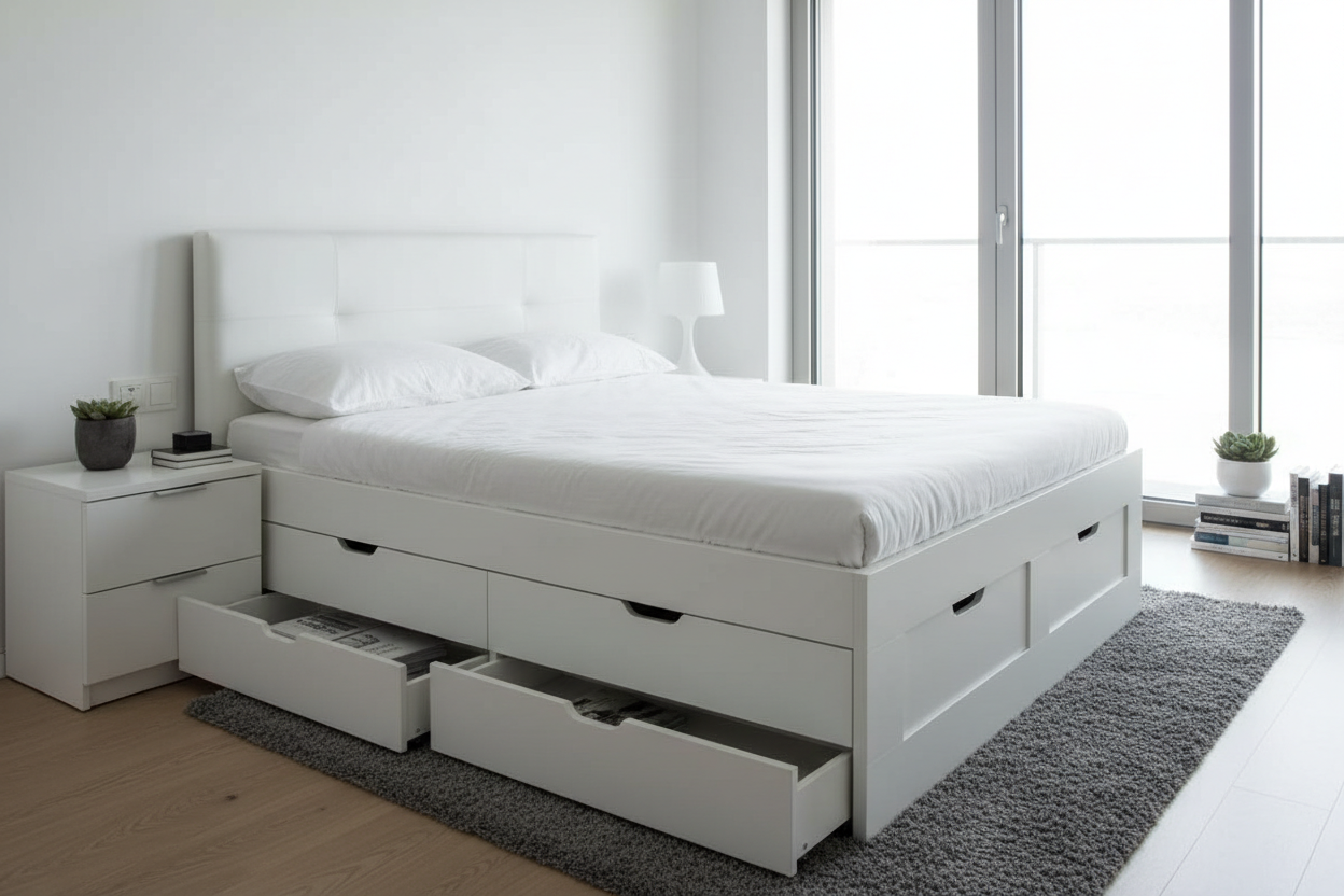 The White Drawer Bed Layout Mistake Everyone Makes