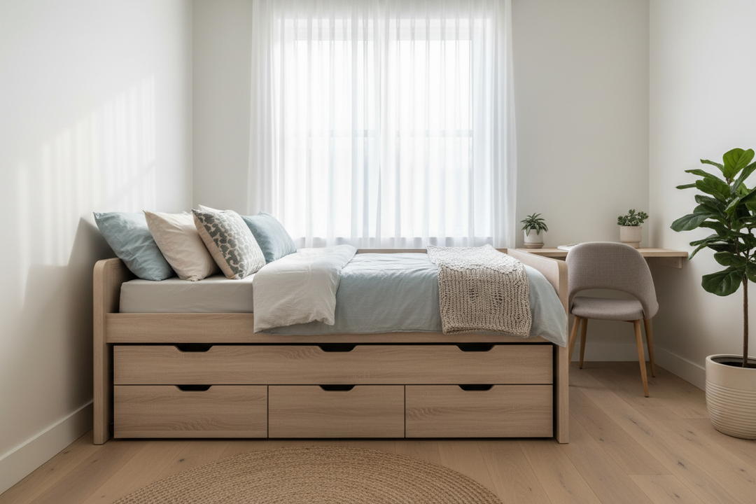 Maximize Small Rooms: The Twin to King Daybed with Storage Guide