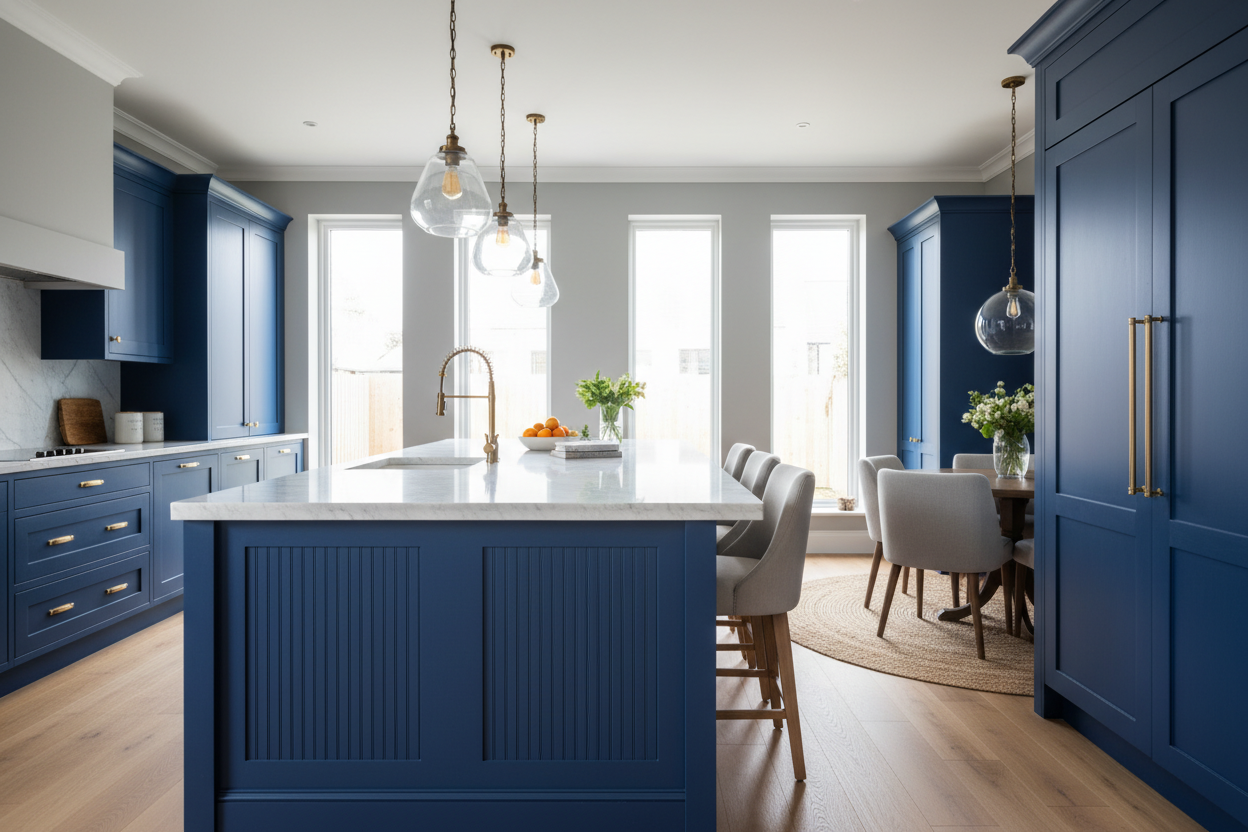 Blue Kitchen Island Cabinets: Styling The Ultimate Focal Point