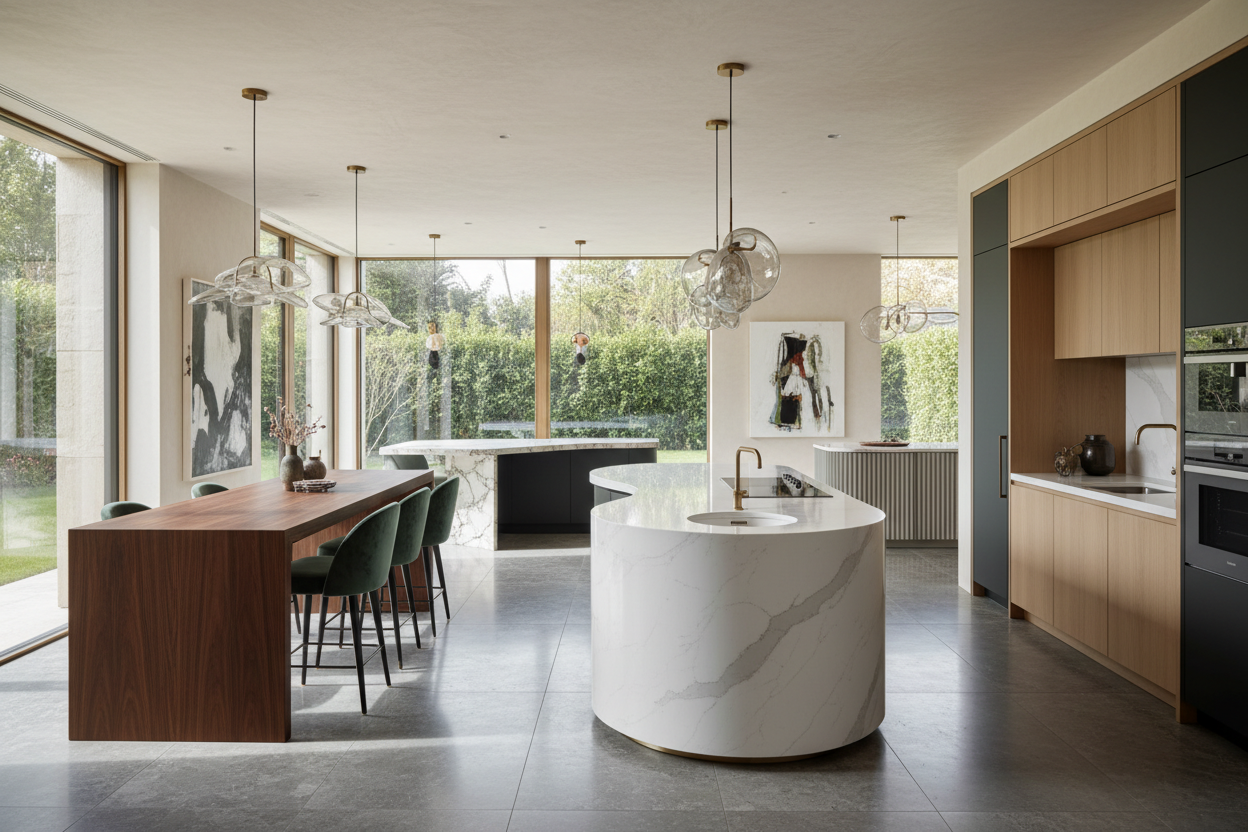 Mastering the Kitchen Island Shape for a Luxury Layout
