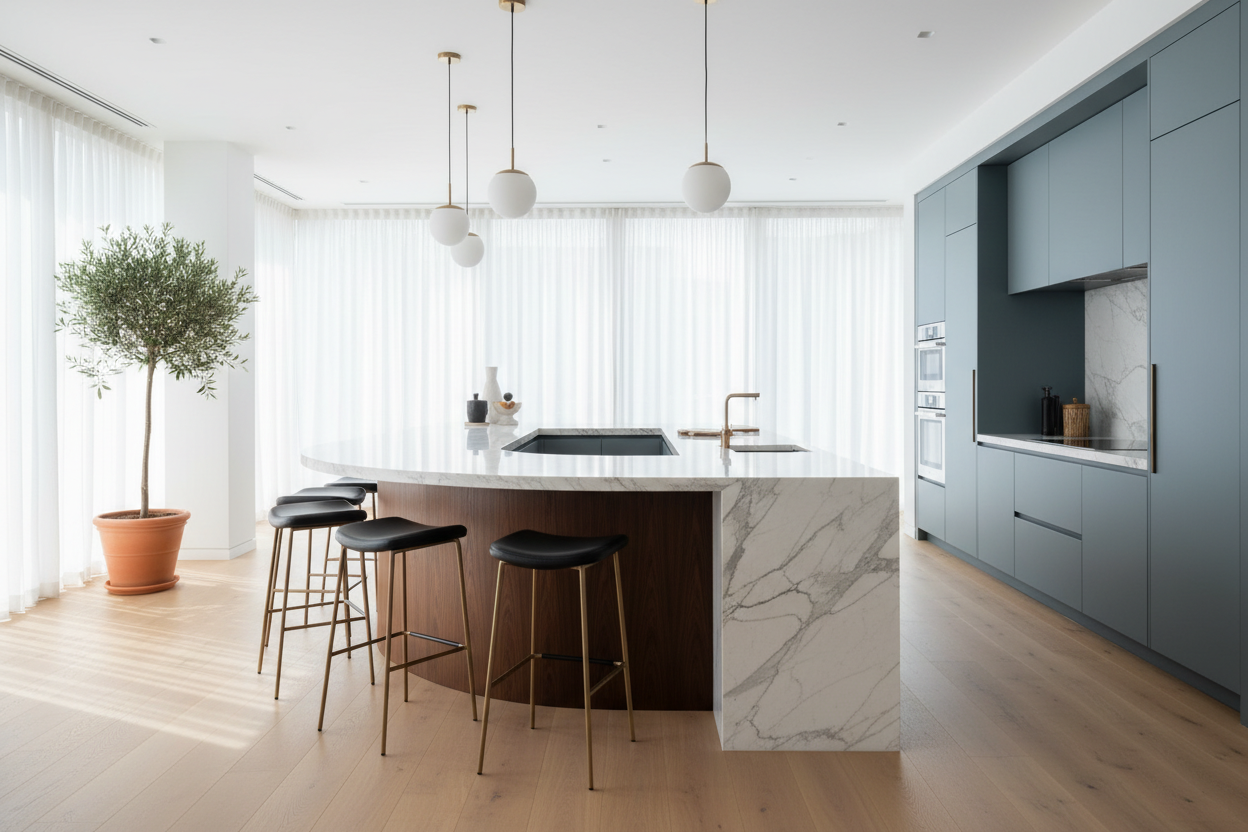 Why a Half Round Kitchen Island Transforms Flow & Style