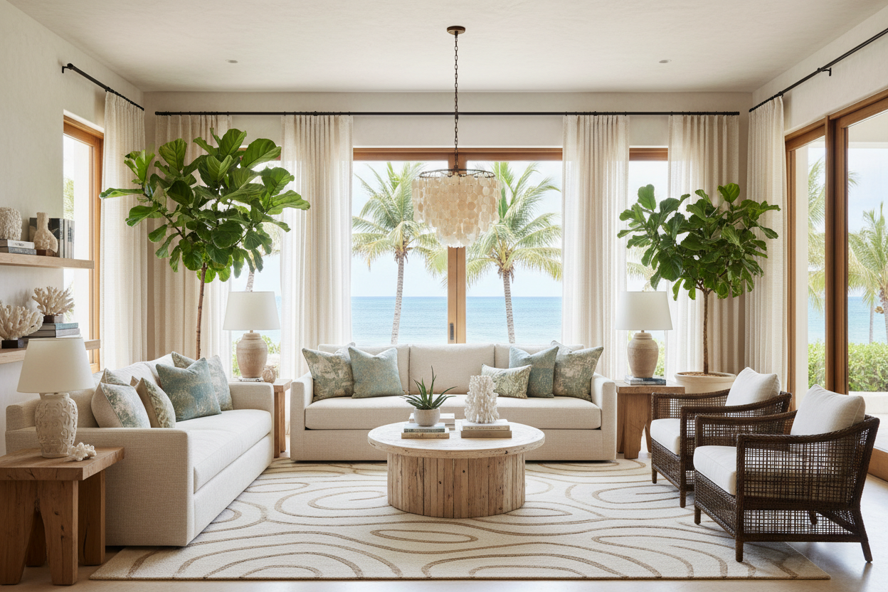 Achieving Effortless Luxury With Island Living Room Decorating Ideas
