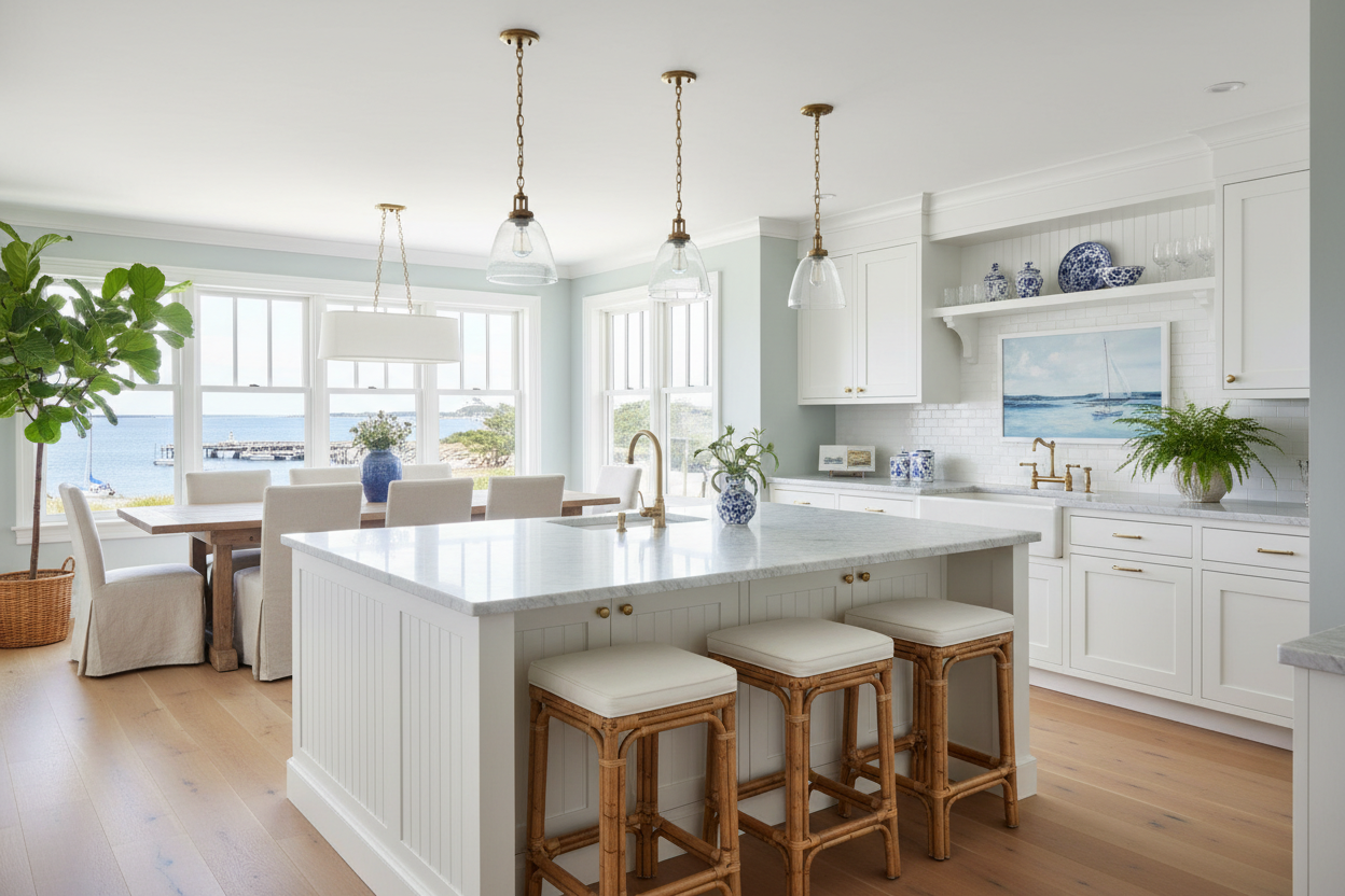 Achieving the Nantucket Look: The Ultimate Island Kitchen Guide