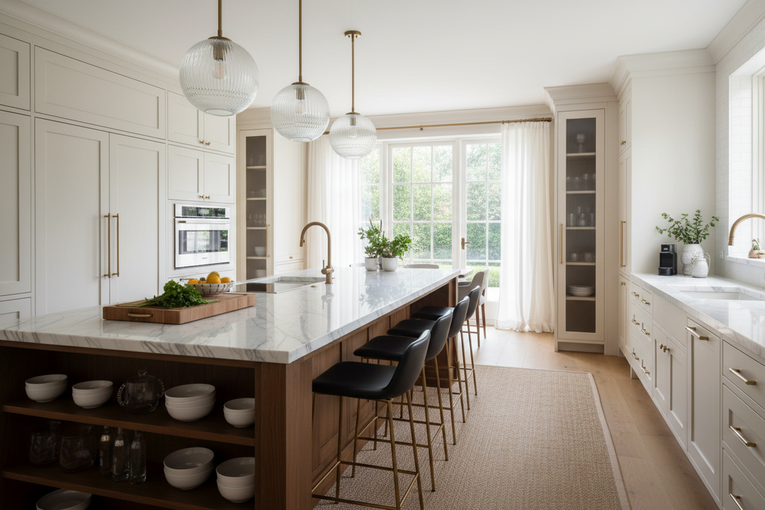 Designing a Luxury Kitchen with Long Island: The Expert Guide