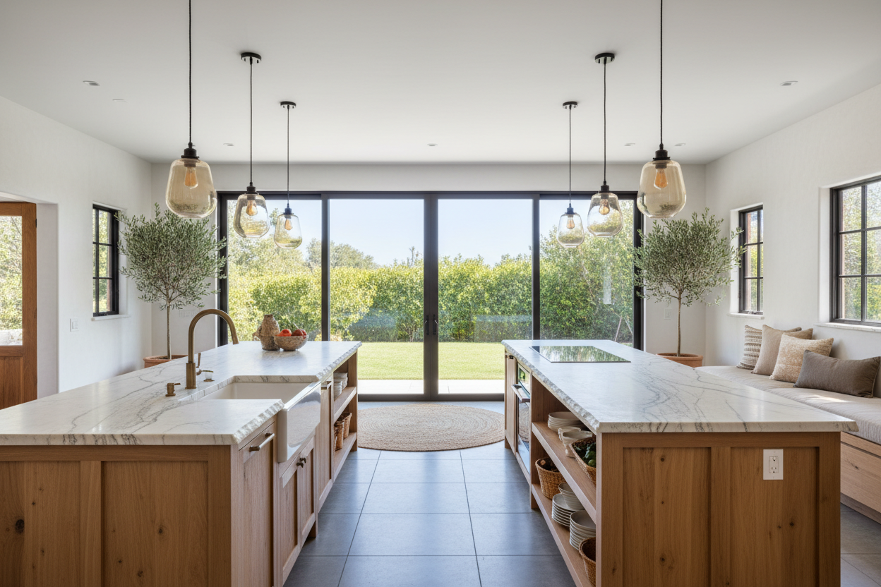 Achieving the Effortless California Island Kitchen Look