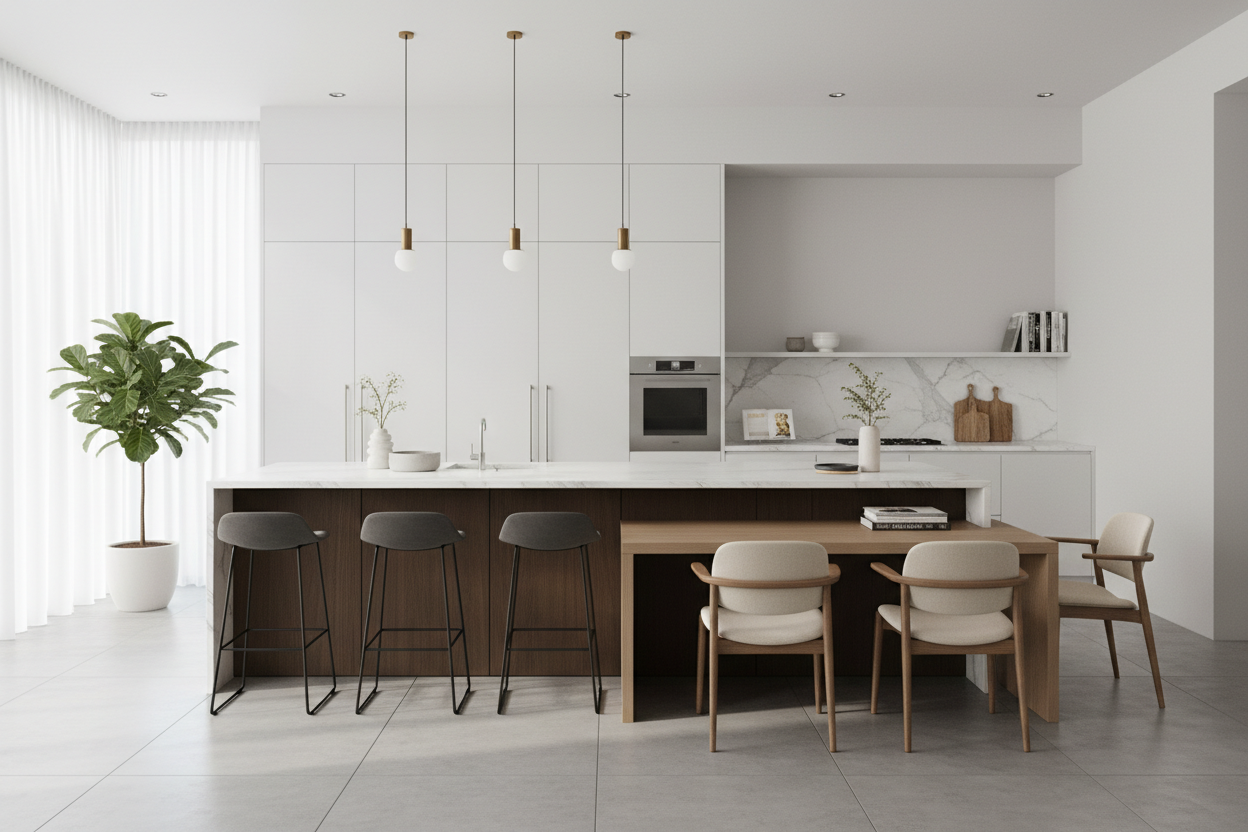 Mastering the Island and Chairs Layout for Any Kitchen