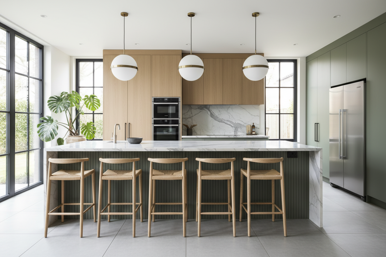 Designing the Perfect Kitchen Island With Seating on Both Sides