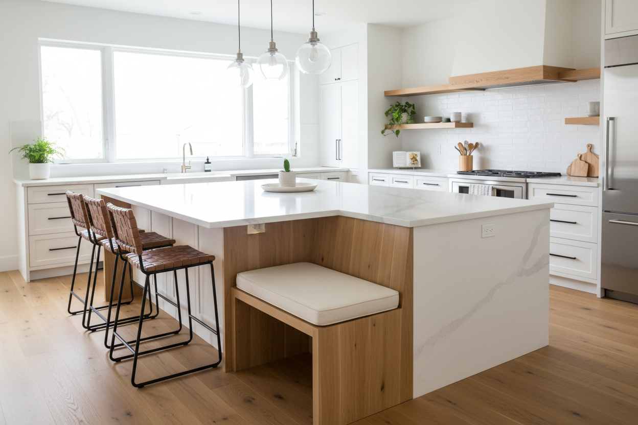 Maximize Flow: The Ultimate Corner Kitchen Island with Seating Guide
