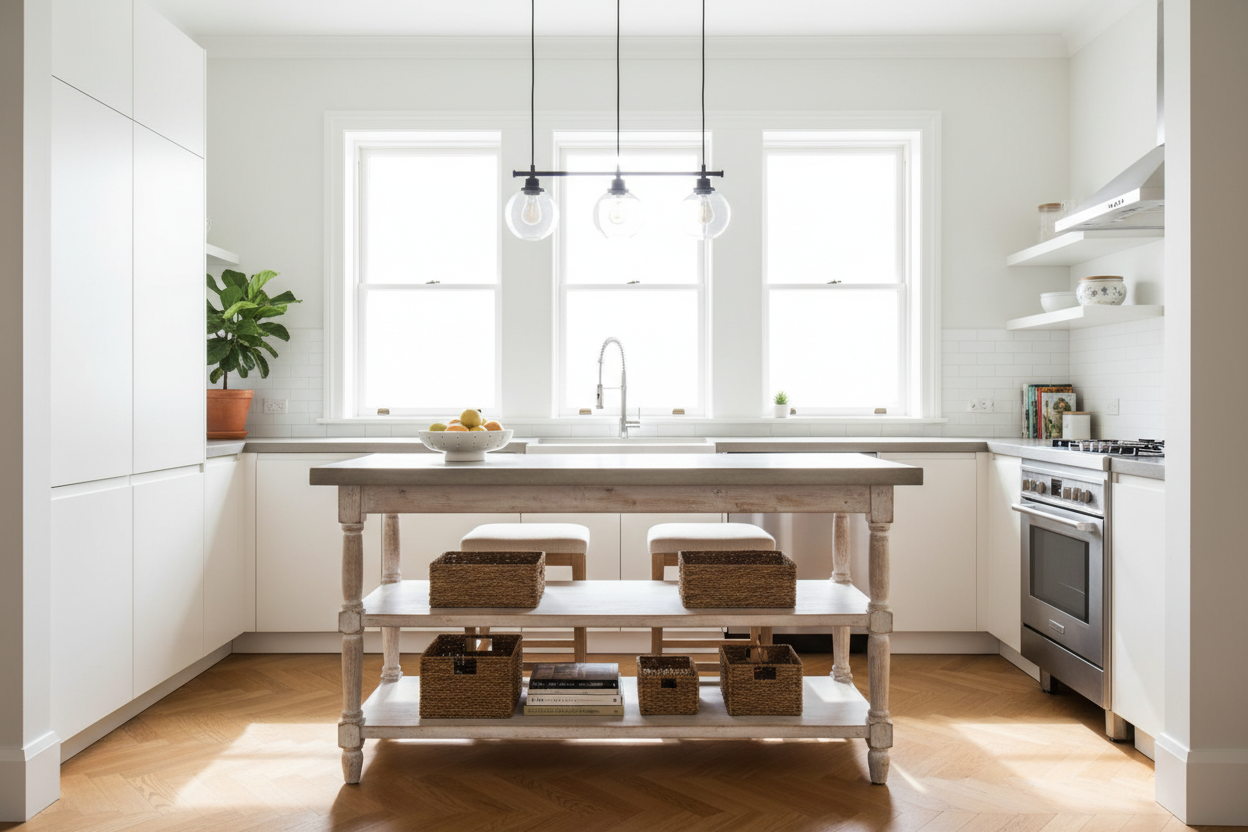 Why a Console Table as Kitchen Island Is the Ultimate Space Hack