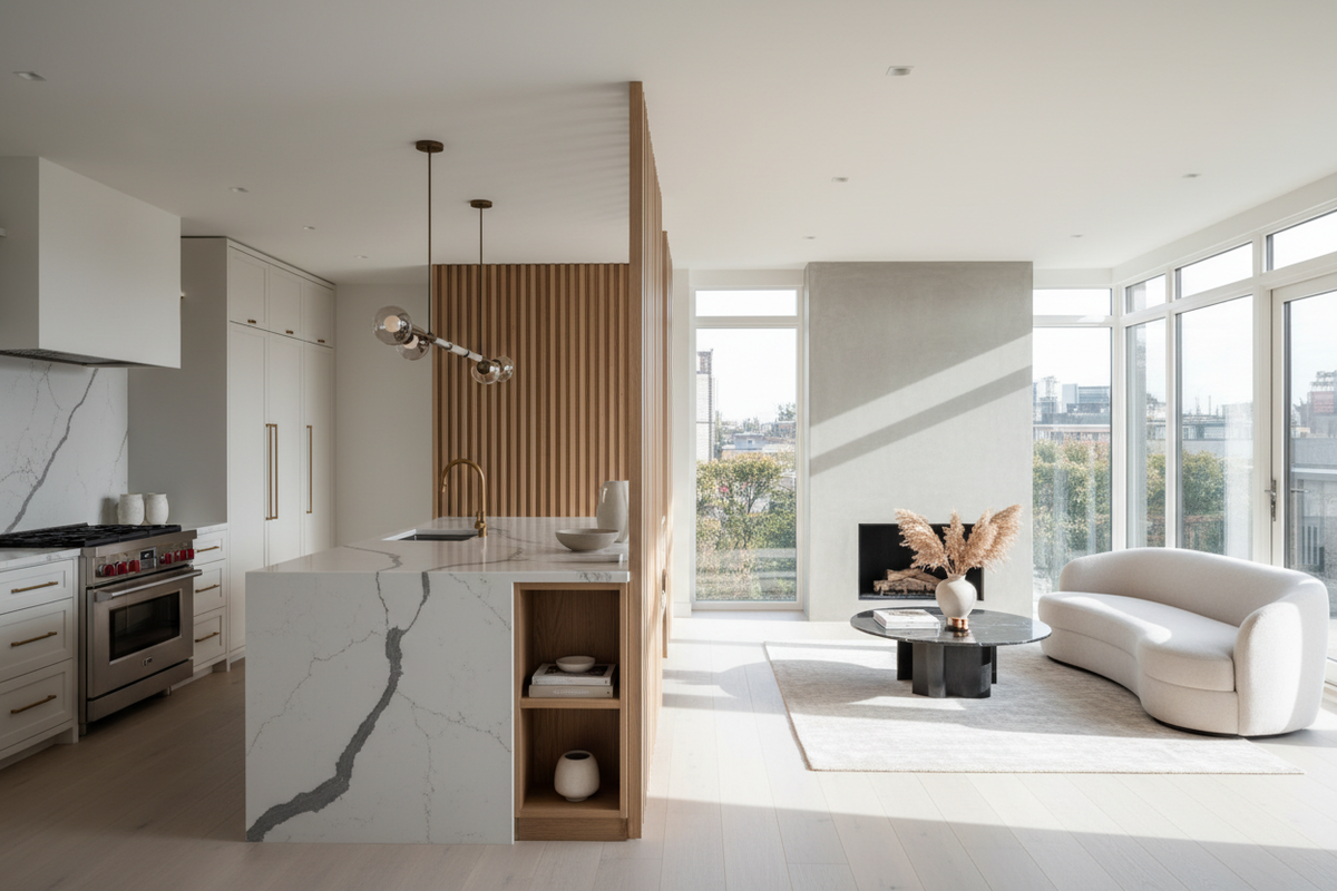Define Your Space: The Kitchen Island Divider Strategy