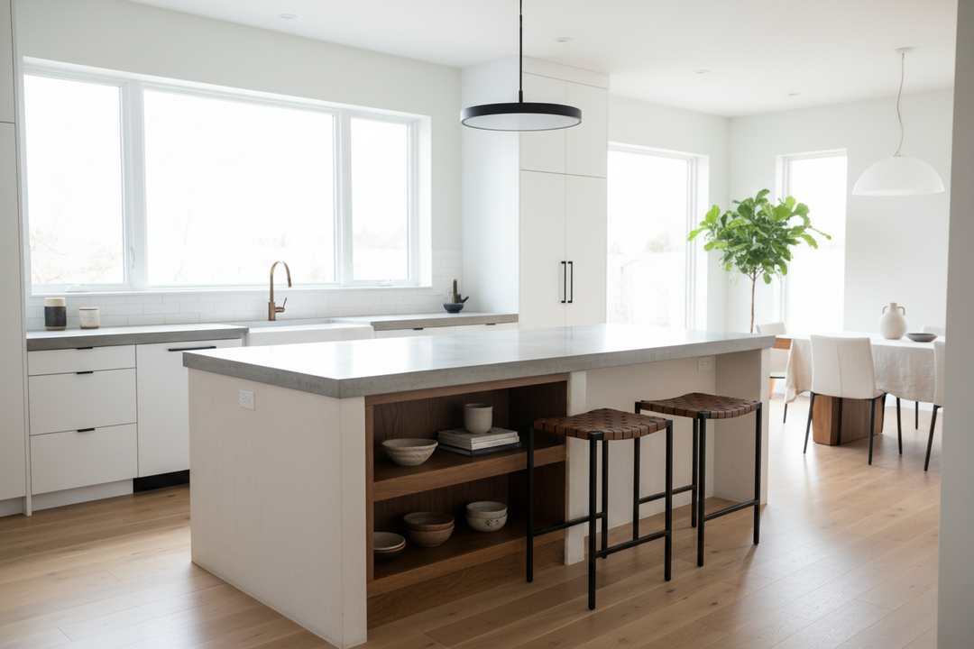 Elevate Your Kitchen Aesthetic With A Custom Drywall Island