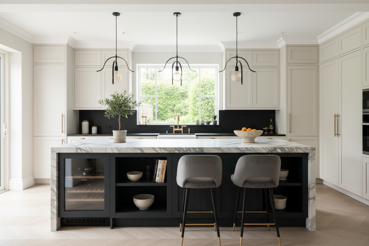 How to Style a Kitchen Island Different Countertop for a Luxury Look