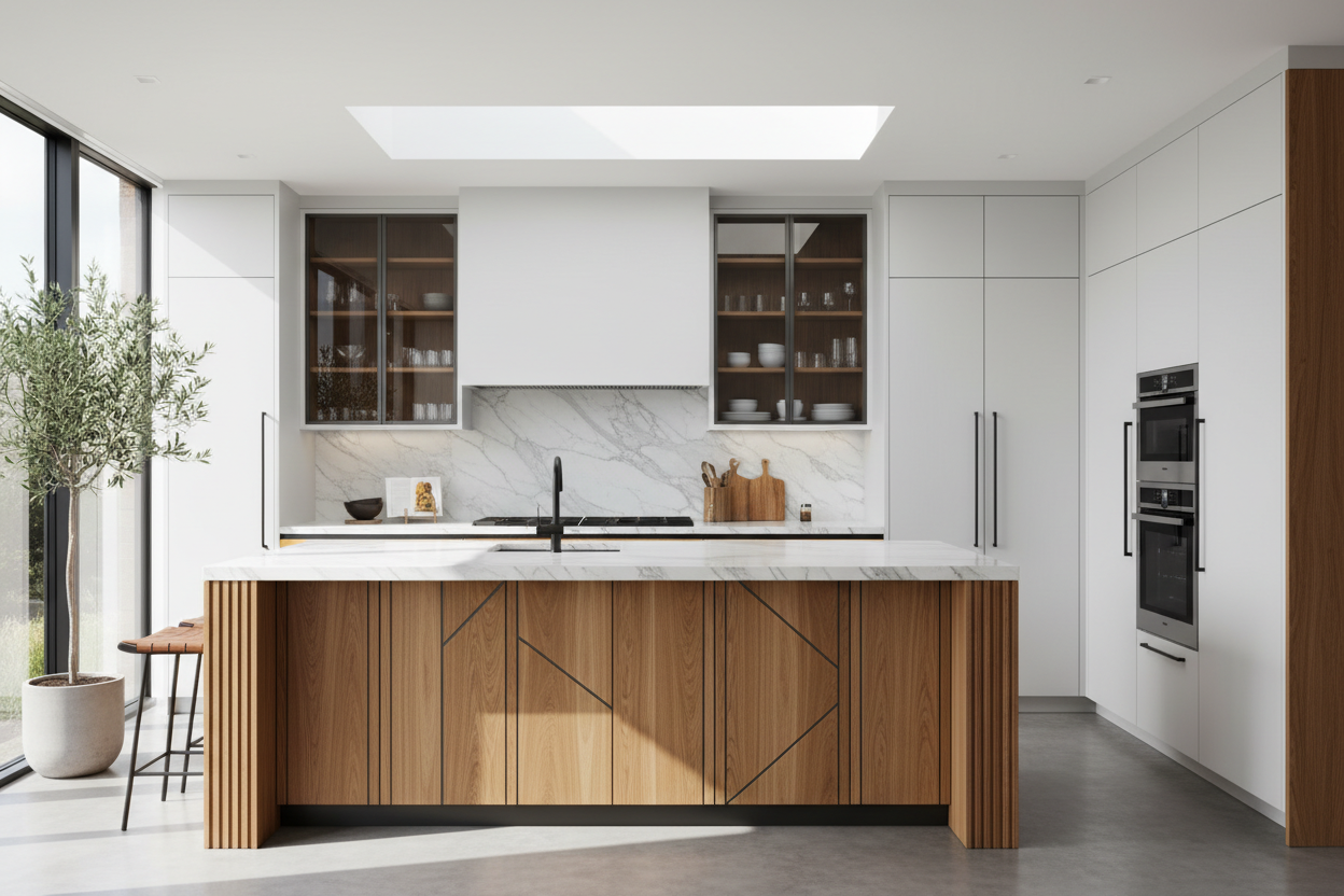 Elevate Your Kitchen With These Island Back Panel Ideas