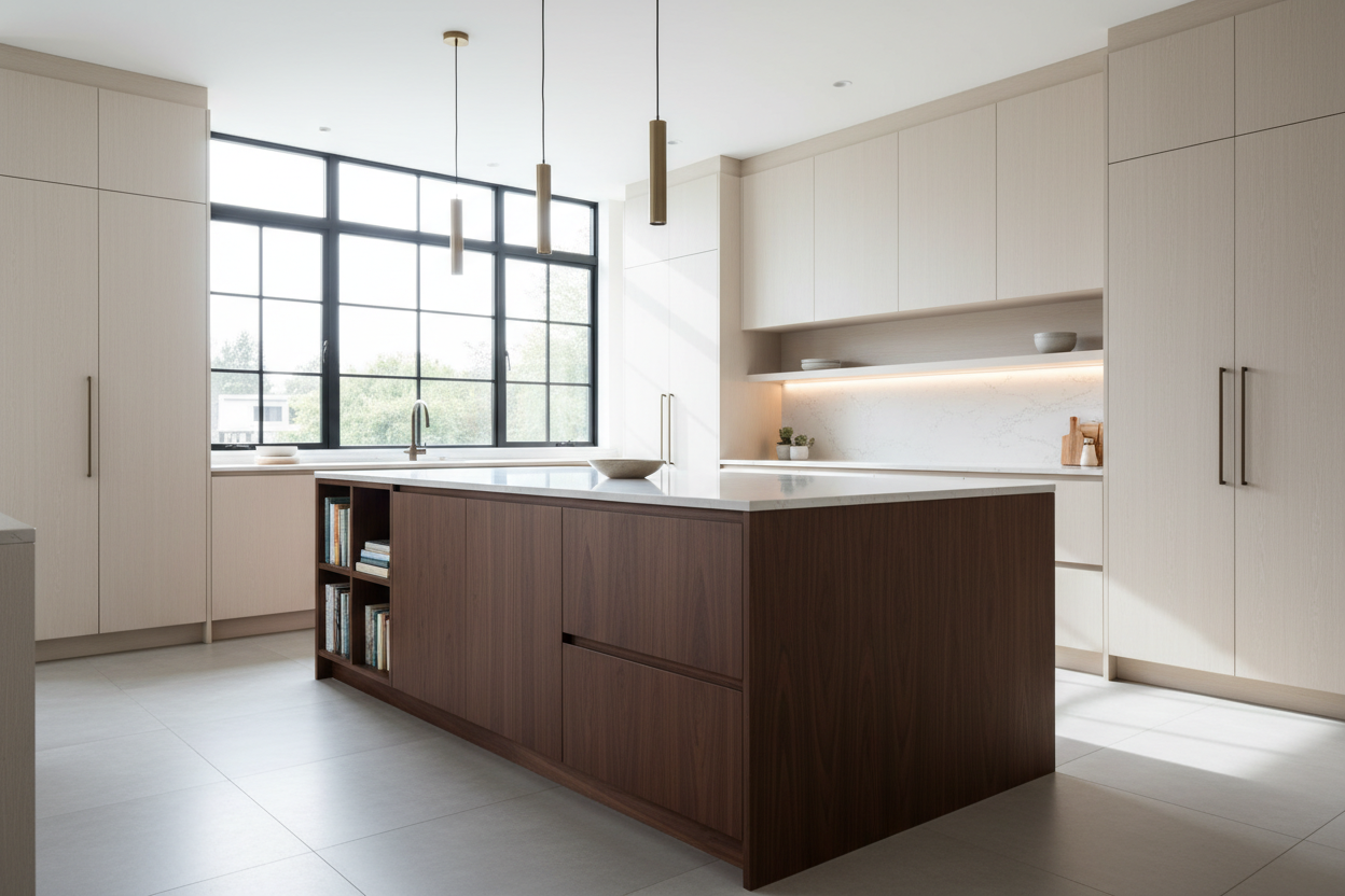 Mastering the Kitchen Island No Overhang for Sleek Storage