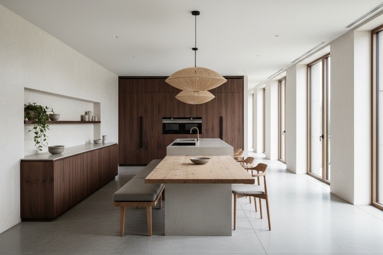 The Kitchen Island Is Fading: The New Social Dining Standard