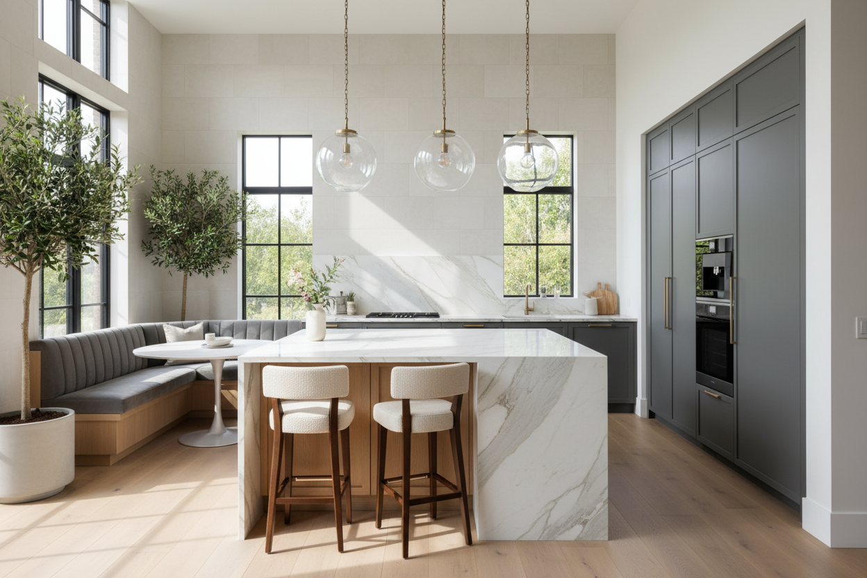 Designing Fixed Kitchen Islands for a Timeless Luxury Look