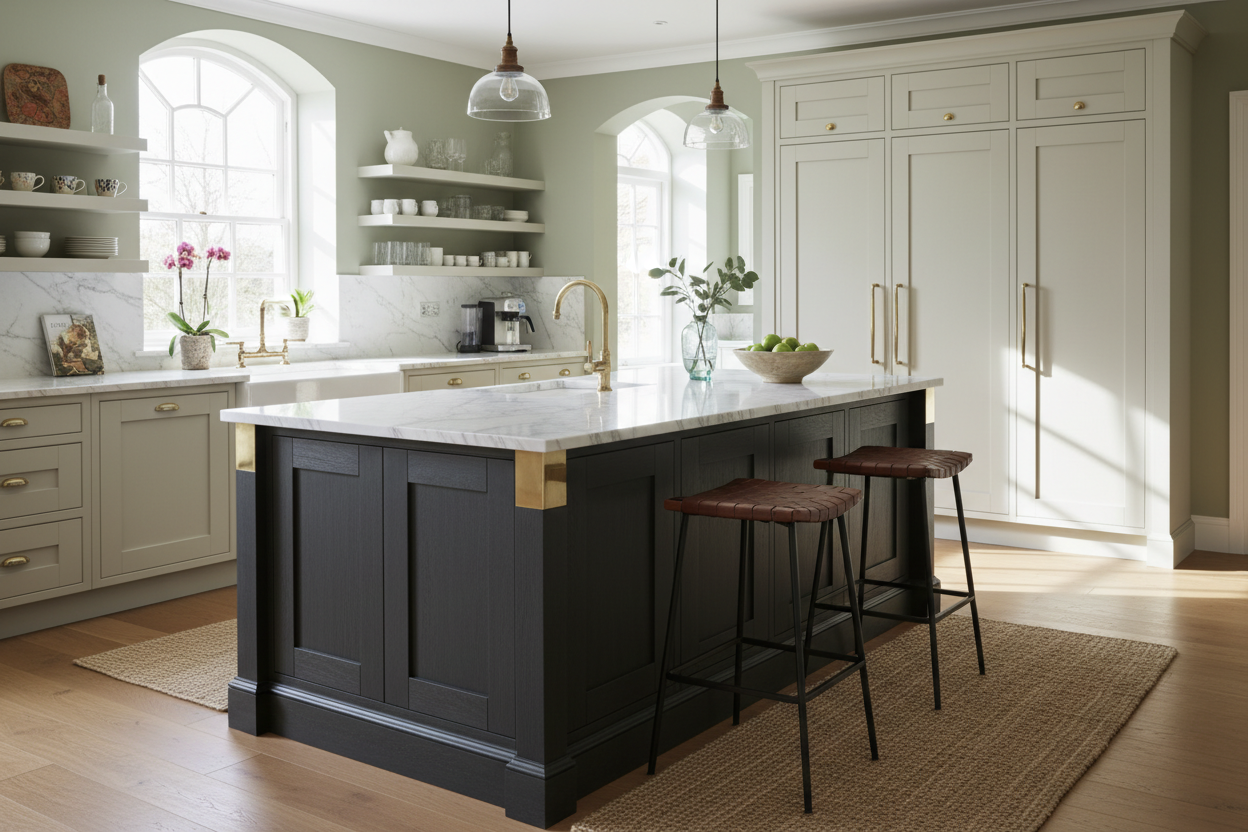 How to Refurbish a Kitchen Island for a Custom Luxury Look