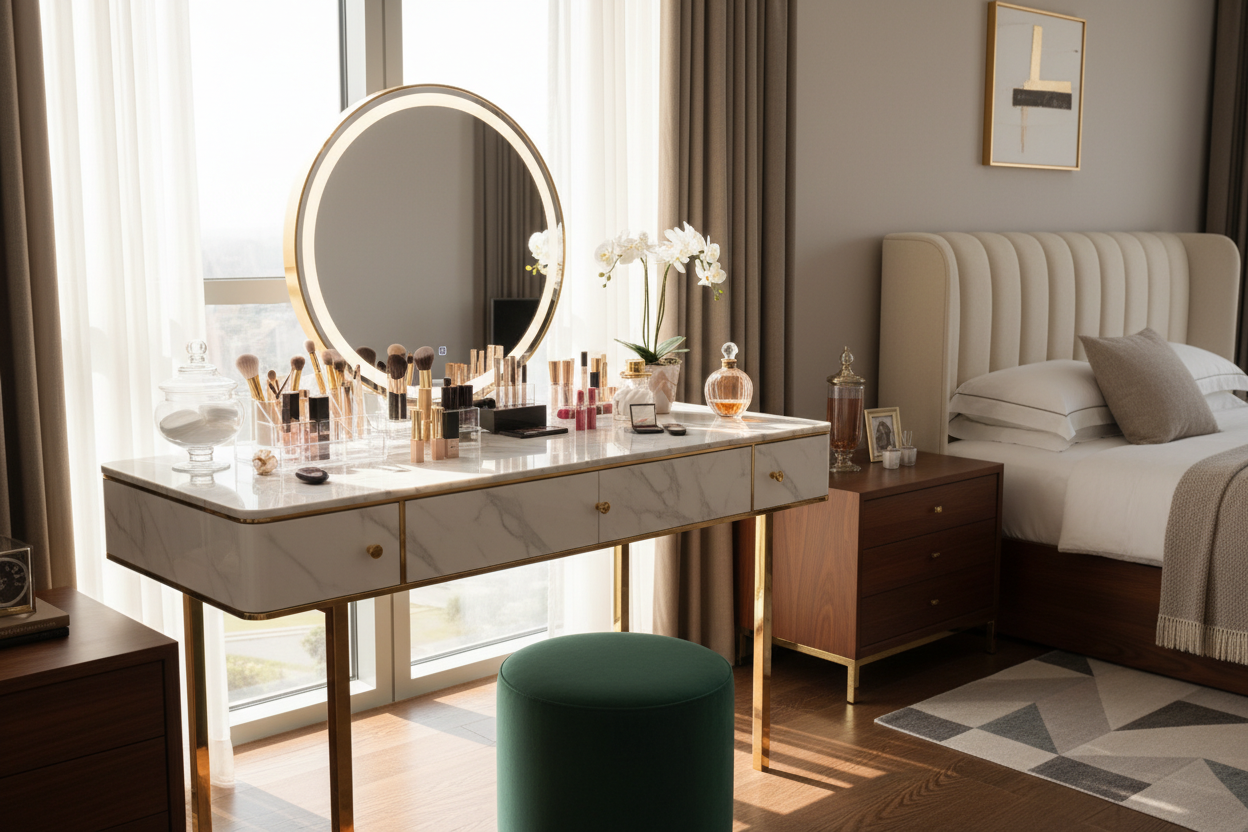 How to Style Makeup on Vanity for a Luxury Look