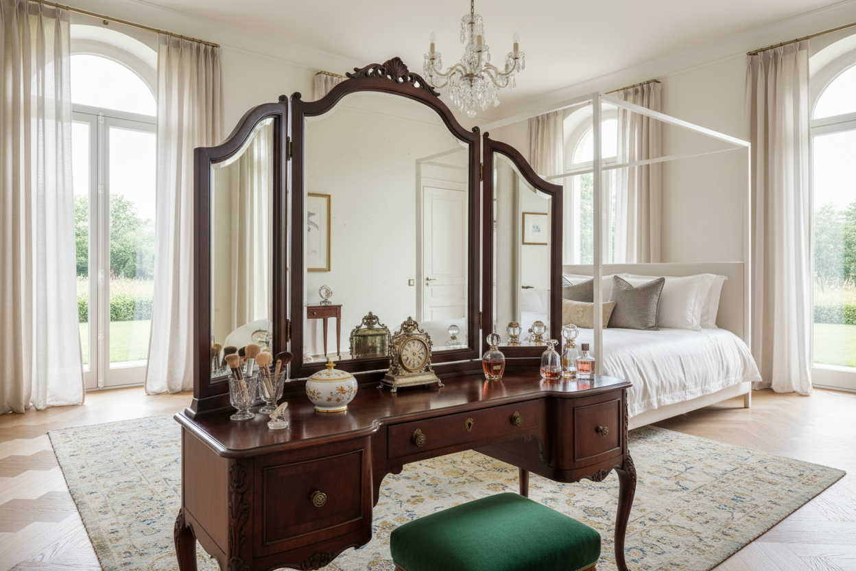 How to Style Antique Makeup Vanities for a Luxury Look
