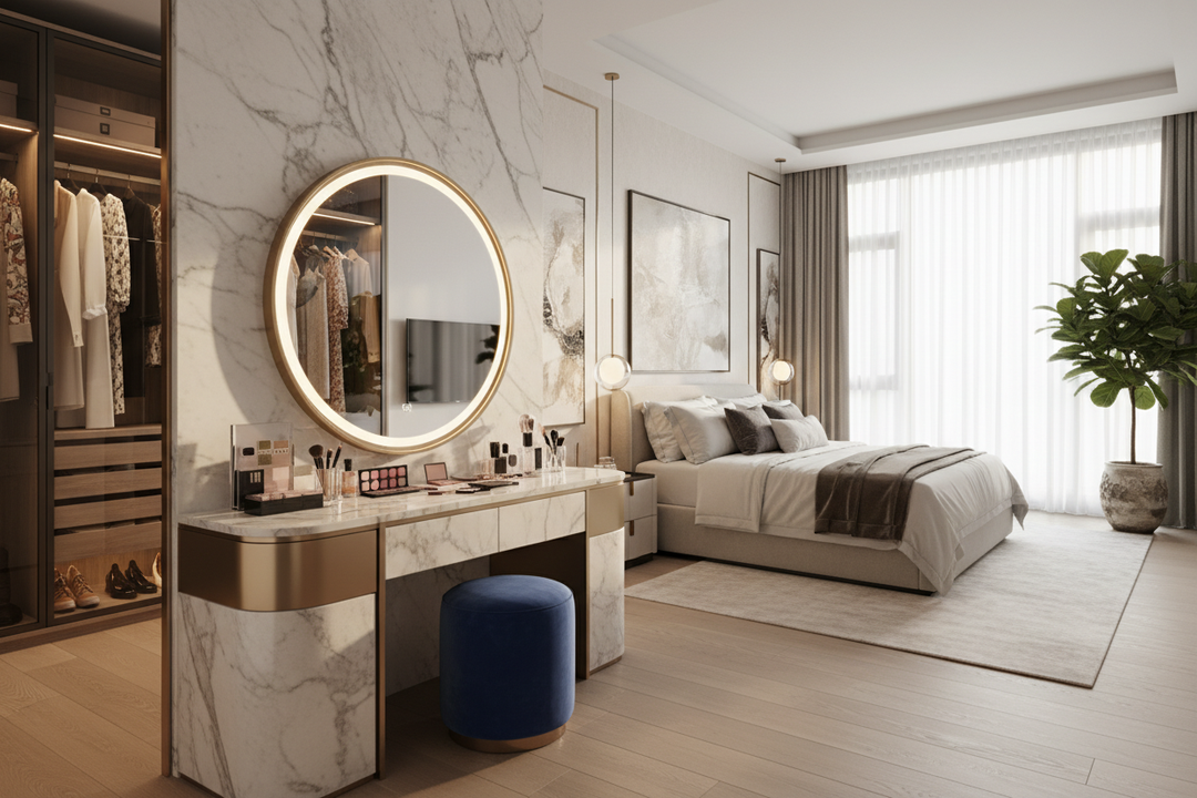 Elevate Your Master Suite With a Luxurious Makeup Vanity