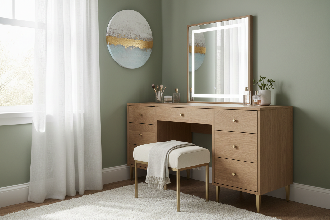Maximizing Style: Fitting a 36 in Makeup Vanity in Tight Spots