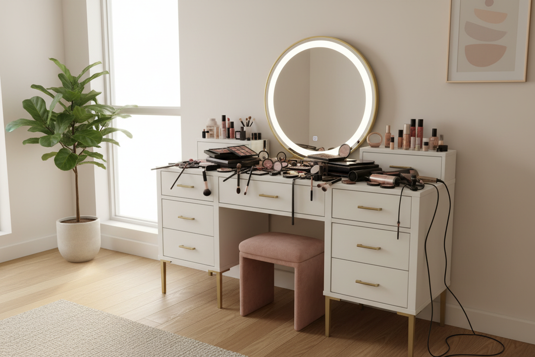 The Common 36 Makeup Vanity Layout Mistake to Avoid