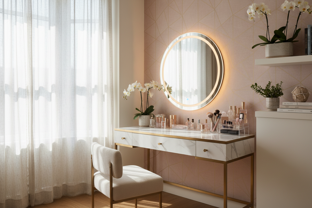 Elevate Your Routine: Expert Ideas for Makeup Vanities