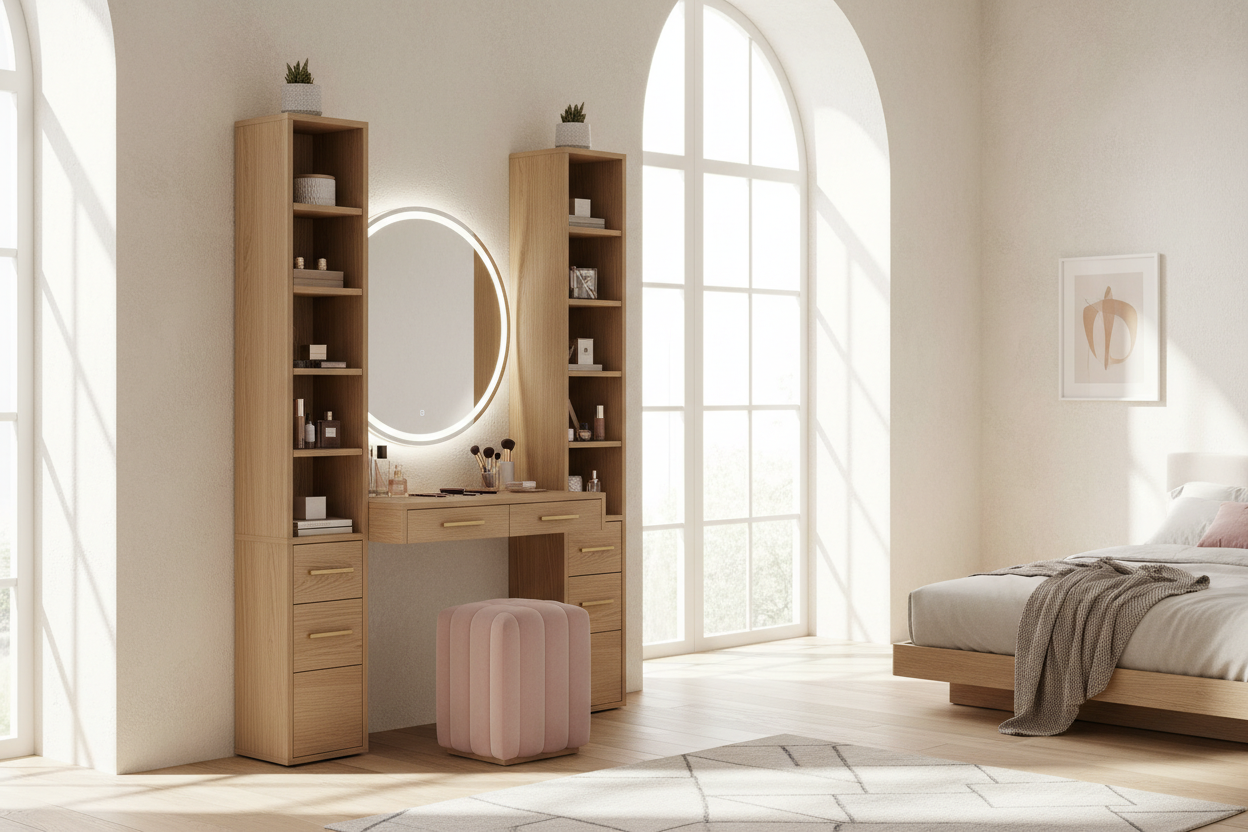 Why a Makeup Vanity Tall Is the Space-Saving Luxury You Need