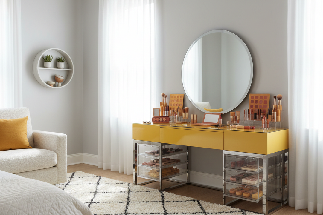 Don't Buy a Yellow Makeup Vanity Until You Read This