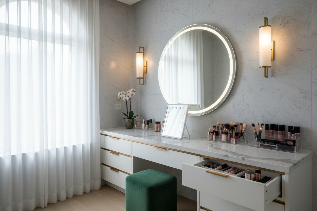 Designing the Ultimate Bathroom Vanity for Makeup: A Pro Guide
