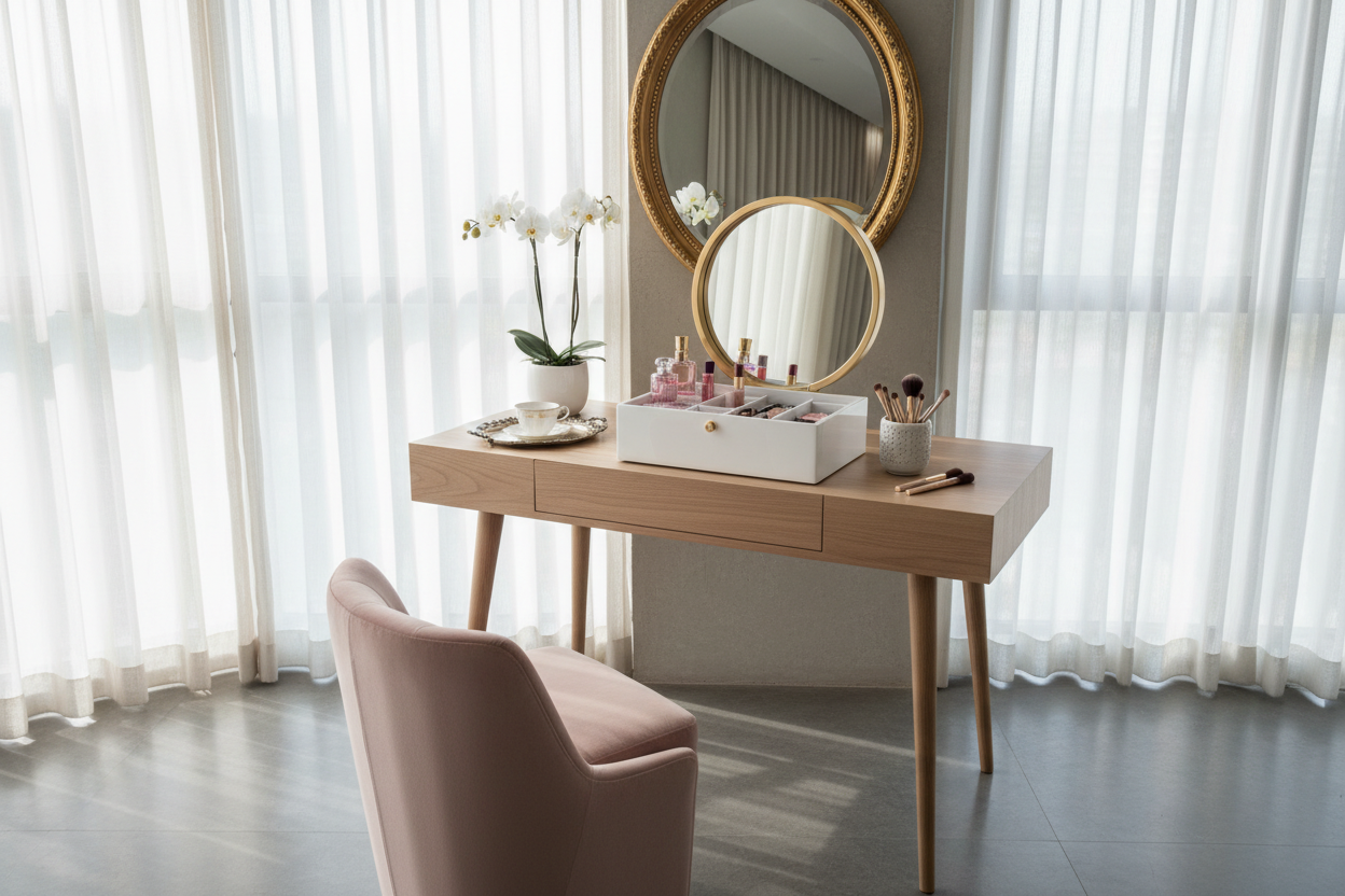 Elevate Your Vanity: Styling A Cosmetic Box With Mirror