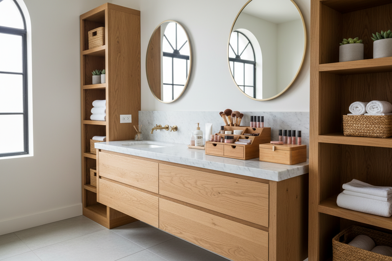 Why A Wood Cosmetic Organizer Is The Ultimate Vanity Investment