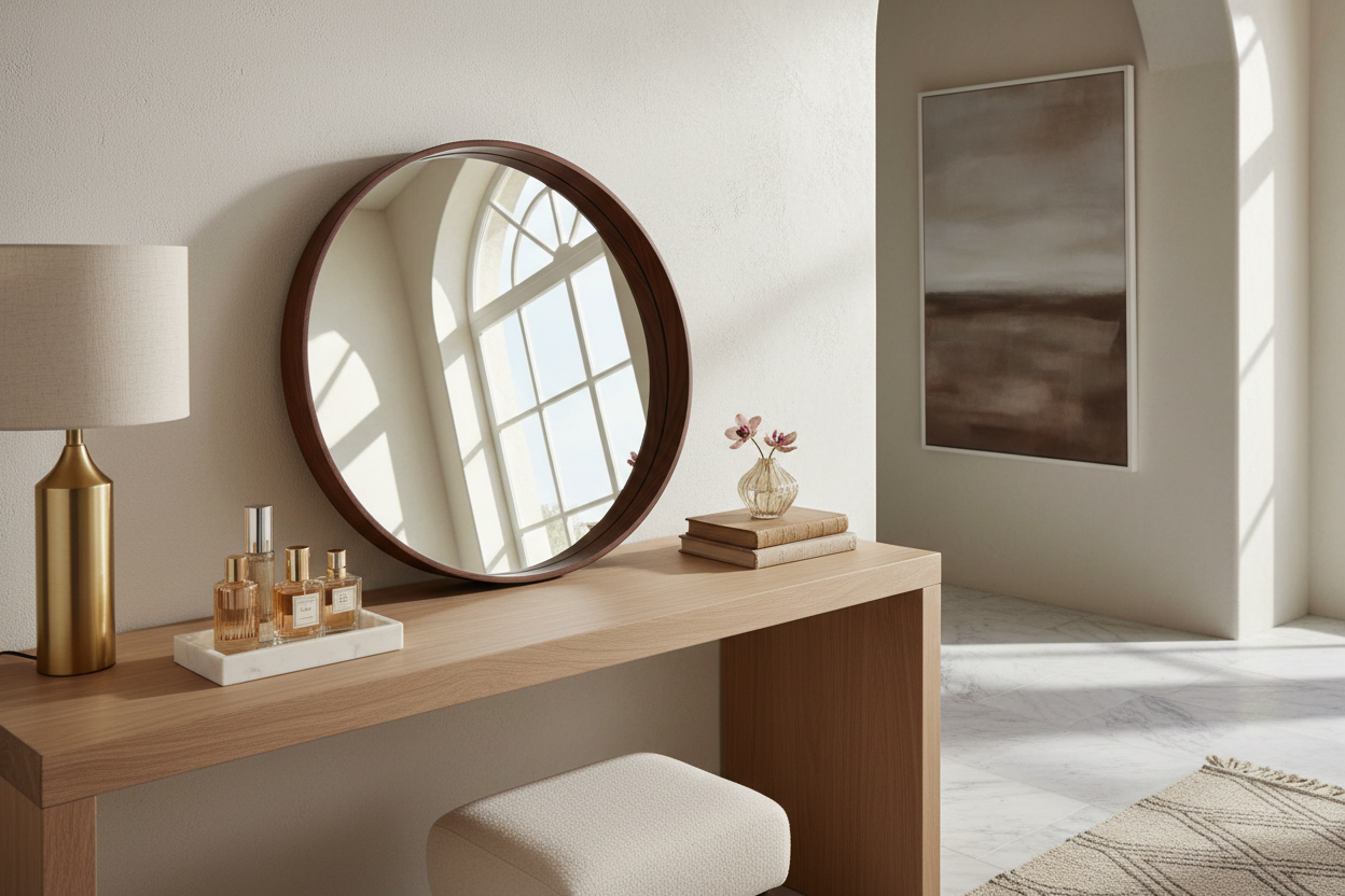 The Art of Styling a Wood Makeup Mirror for a Luxury Look