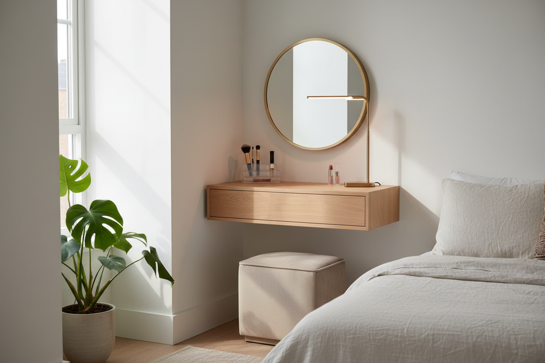 How to Fit a Small Makeup Vanity Without Cluttering Your Space