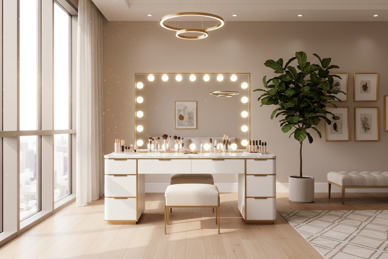 The Secret to Styling a Light Up Makeup Vanity Like a Pro