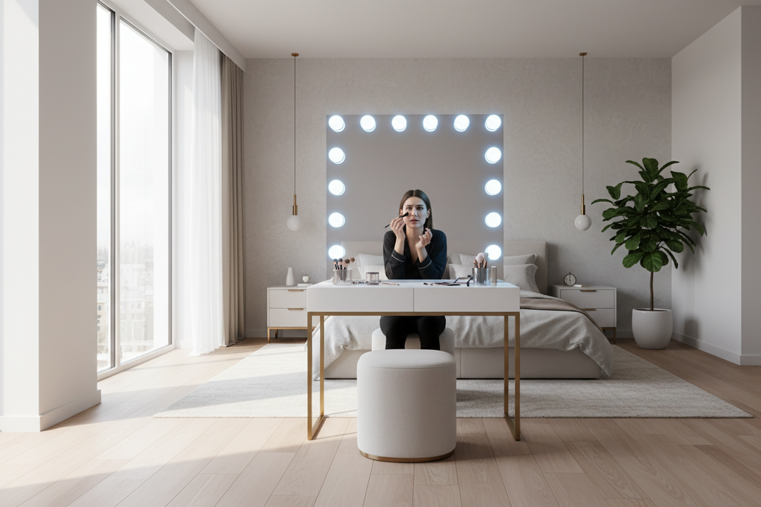 The Lighting Mistake Ruining Your Makeup Vanity Setup