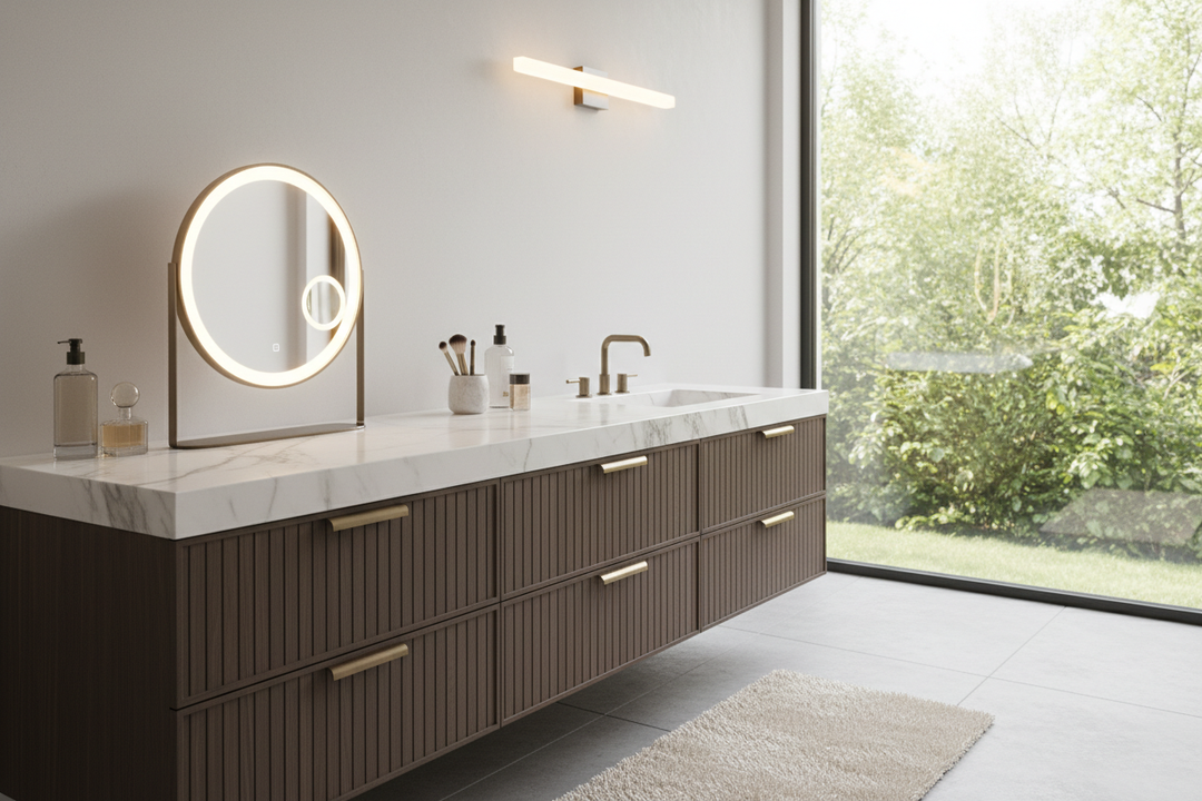 Elevate Your Routine: The Countertop Lighted Mirror Guide