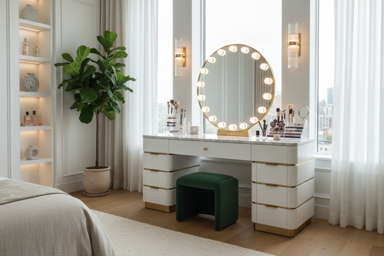 Designing the Ultimate Professional Makeup Vanity With Lights