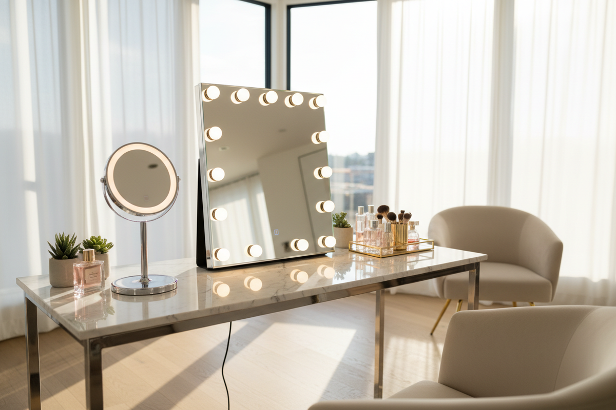 Mastering the Glow: Your Table Top Light Up Makeup Mirror Guide