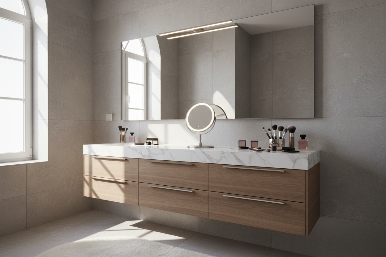 Elevate Your Vanity With a Small Makeup Mirror with Light