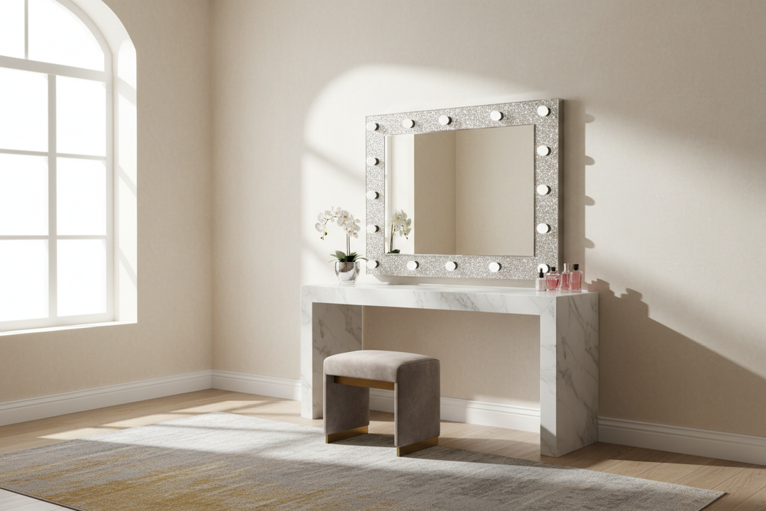The Common Glitter Mirror with Lights Layout Mistake