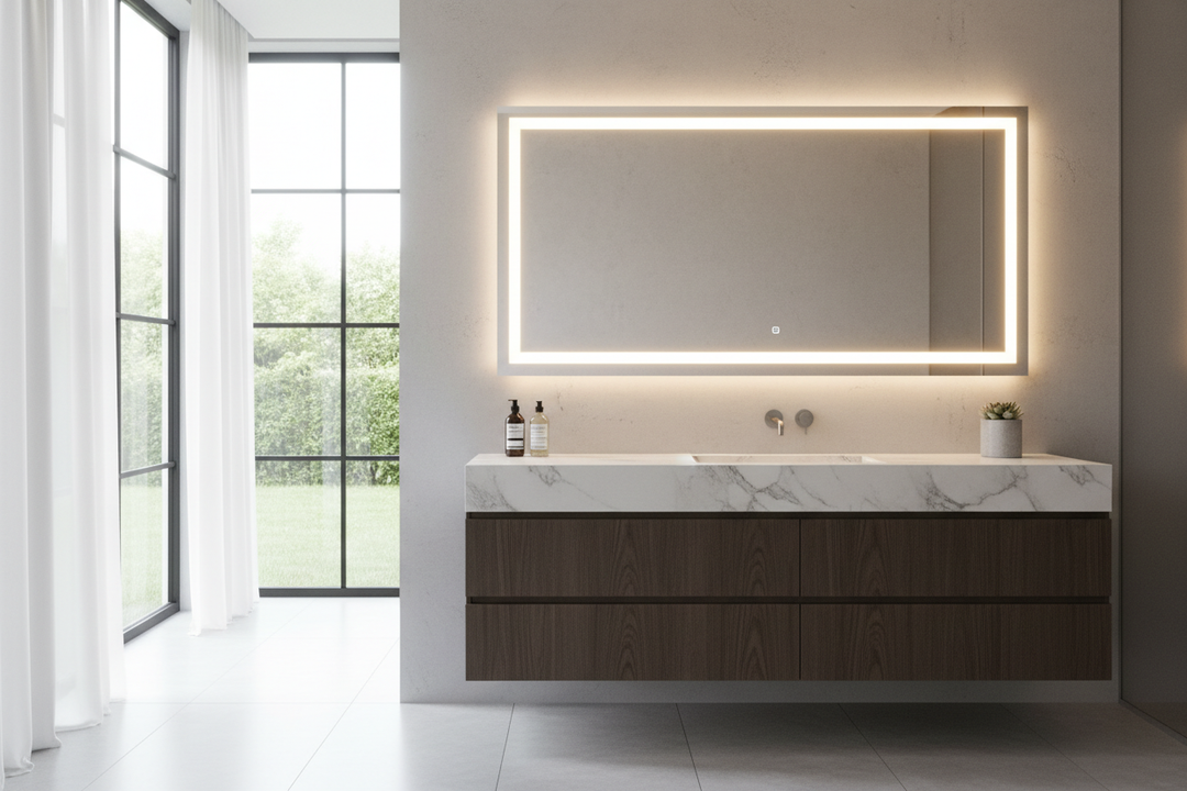 Lit Mirror Vanity Guide: Elevate Your Bathroom Aesthetics