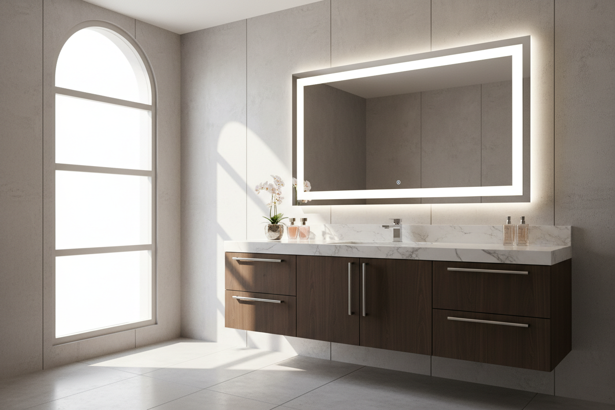 Elevate Your Bath With Lighted Mirrors for Vanity: A Designer Guide