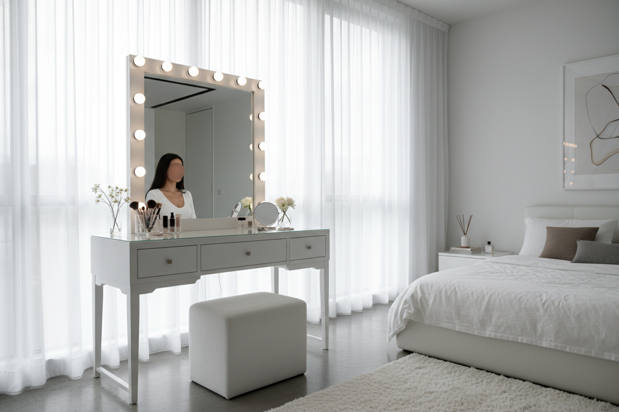 The Common White Vanity With Lights Layout Mistake