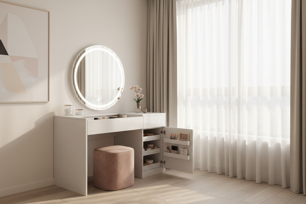 Maximize Your Morning: The Vanity Set with Hidden Storage Guide