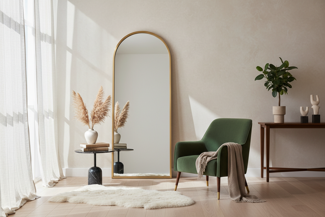How to Style a Full Length Mirror for a Luxury Look