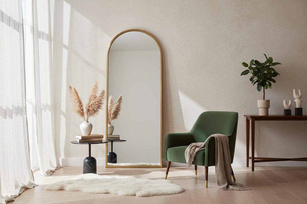 How to Style a Full Length Mirror for a Luxury Look